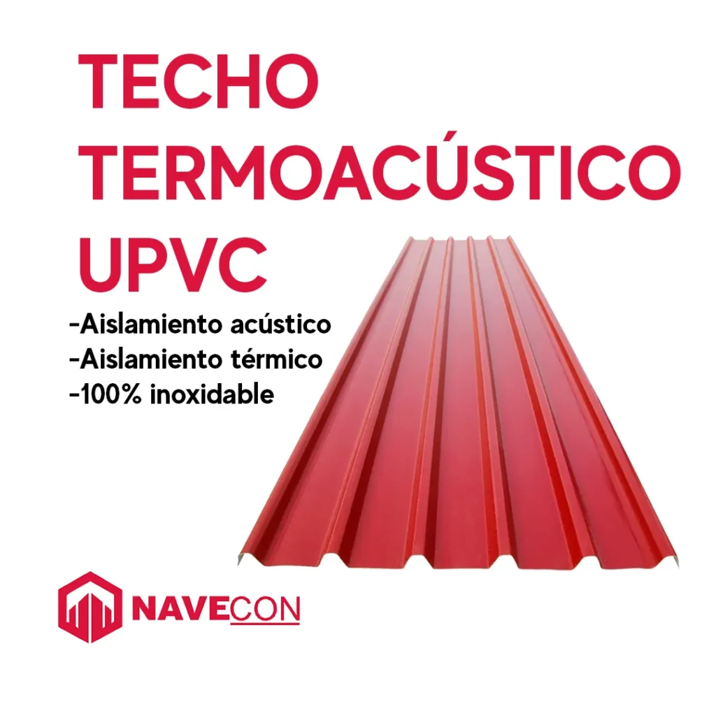 techo termoacústico UPVC