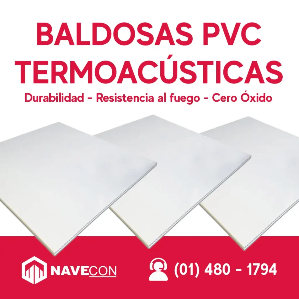 Baldosas PVC termoacústicas Navecon